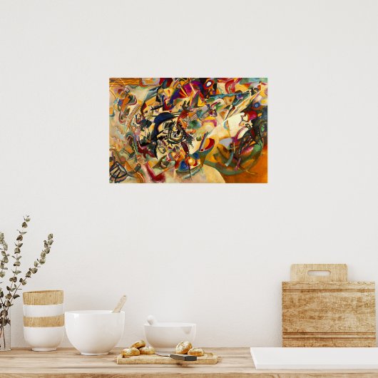 Zusammensetzung VII Poster (Küche)