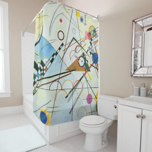 Zusammensetzung VIII durch Wassily Kandinsky Duschvorhang (Beispiel)