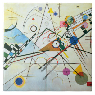 Zusammensetzung VIII durch Wassily Kandinsky Fliese