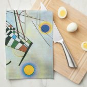 Zusammensetzung VIII durch Wassily Kandinsky Geschirrtuch (Viertel Falte)