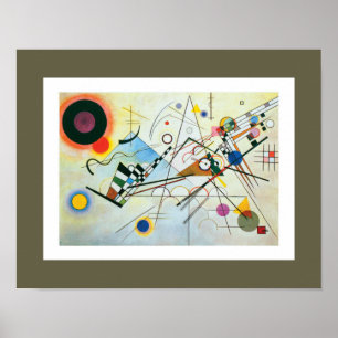 Zusammensetzung VIII durch Wassily Kandinsky Poster