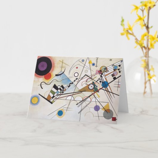 Zusammensetzung VIII Karte (Gelbe Blume)