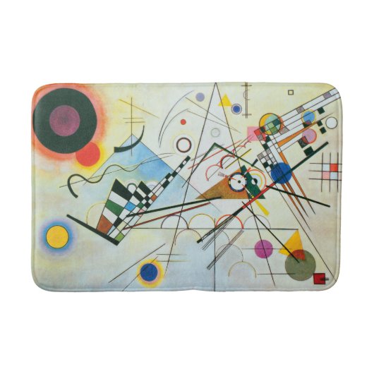 Zusammensetzung VIII von Wassily Kandinsky Badematte (Vorderseite)