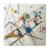 Zusammensetzung VIII von Wassily Kandinsky Fliese (Vorderseite)