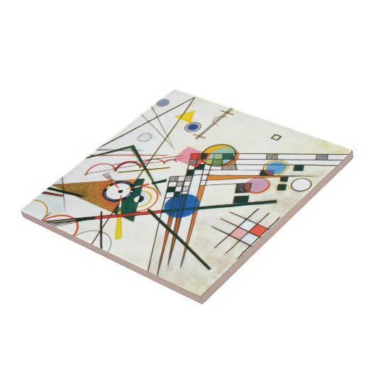 Zusammensetzung VIII von Wassily Kandinsky Fliese (Seite)