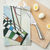 Zusammensetzung VIII von Wassily Kandinsky Handtuch (Viertel Falte)