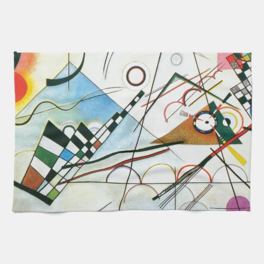 Zusammensetzung VIII von Wassily Kandinsky Handtuch (Horizontal)