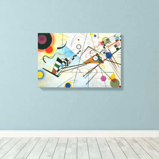 Zusammensetzung VIII von Wassily Kandinsky Leinwanddruck (Insitu (Holzboden))