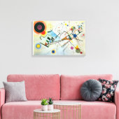 Zusammensetzung VIII von Wassily Kandinsky Leinwanddruck (Insitu (Wohnzimmer))