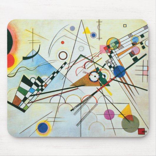 Zusammensetzung VIII von Wassily Kandinsky Mouse P Mousepad (Vorne)