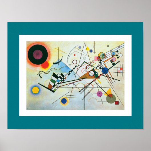 Zusammensetzung VIII von Wassily Kandinsky Poster (Vorne)
