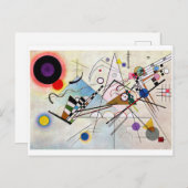 Zusammensetzung VIII, Wassily Kandinsky Postkarte (Vorne/Hinten)
