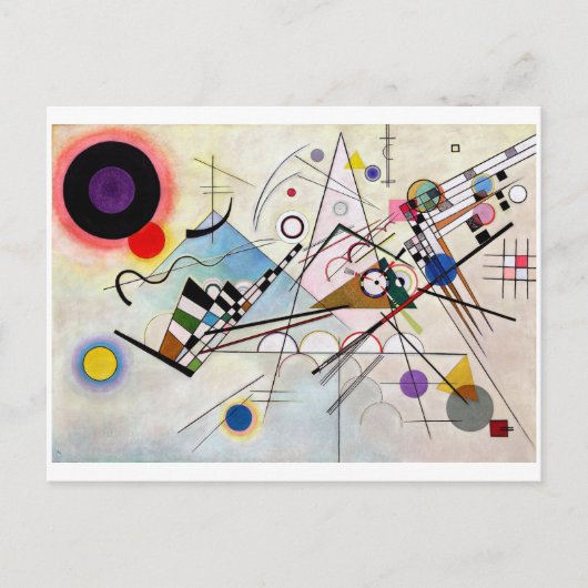 Zusammensetzung VIII, Wassily Kandinsky Postkarte (Vorderseite)