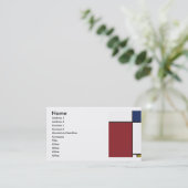 Zusammensetzung Visitenkarte (Stehend Vorderseite)