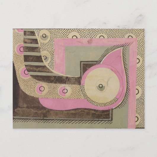 Zusammensetzung von Georges Valmier Postkarte (Vorderseite)