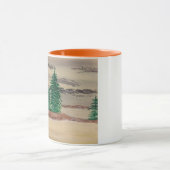 Zusammensetzung von Grau, Gelb und Braun Tasse (Zentrum)