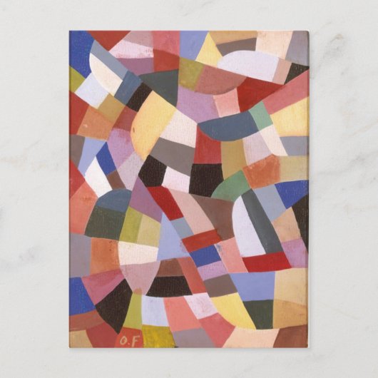 Zusammensetzung von Otto Freundlich Postkarte (Vorderseite)