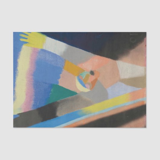 Zusammensetzung von Otto Freundlich Seidenpapier (Vorderseite)