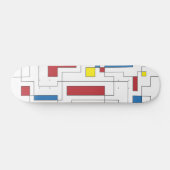 Zusammensetzung von Rotem, von Gelbem u. Blau Skateboard (Horizontal)