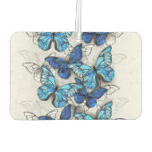 Zusammensetzung von White und Blue Butterflies Autolufterfrischer (Rückseite)