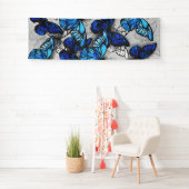 Zusammensetzung von White und Blue Butterflies Banner (Insitu)