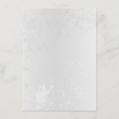 Zusammensetzung von White und Blue Butterflies Begleitkarte (Rückseite)