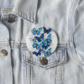 Zusammensetzung von White und Blue Butterflies Button (Beispiel)