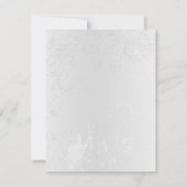 Zusammensetzung von White und Blue Butterflies Dankeskarte (Rückseite)