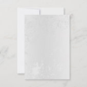 Zusammensetzung von White und Blue Butterflies Dankeskarte (Rückseite)