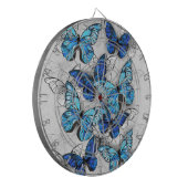 Zusammensetzung von White und Blue Butterflies Dartscheibe (Vorderseite Links)