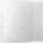 Zusammensetzung von White und Blue Butterflies Dreifach Gefaltete Karte (Innen Erste Seite)