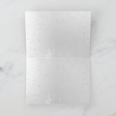 Zusammensetzung von White und Blue Butterflies Einladung (Innenseite)