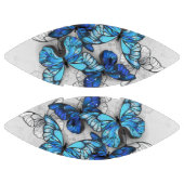 Zusammensetzung von White und Blue Butterflies Football (Paneele)