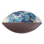 Zusammensetzung von White und Blue Butterflies Football (Gedreht 90)