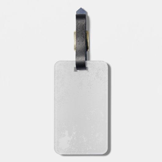 Zusammensetzung von White und Blue Butterflies Gepäckanhänger (Rückseite vertikal)