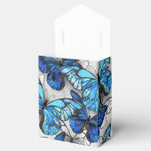 Zusammensetzung von White und Blue Butterflies Geschenkschachtel (Geöffnet)