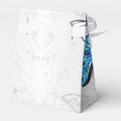 Zusammensetzung von White und Blue Butterflies Geschenkschachtel (Rückseite)