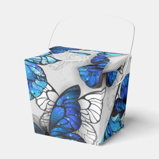 Zusammensetzung von White und Blue Butterflies Geschenkschachtel (Vorderseite)