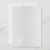 Zusammensetzung von White und Blue Butterflies Karte (Rückseite)