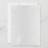 Zusammensetzung von White und Blue Butterflies Karte (Rückseite)