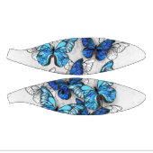 Zusammensetzung von White und Blue Butterflies Mini Basketball (Panele)