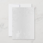 Zusammensetzung von White und Blue Butterflies Mitteilungskarte (Rückseite)