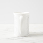 Zusammensetzung von White und Blue Butterflies Porzellantasse (Rückseite)