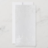 Zusammensetzung von White und Blue Butterflies Save The Date (Rückseite)