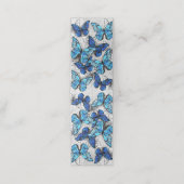 Zusammensetzung von White und Blue Butterflies Terminkarte (Außenseite Aufgefaltet)