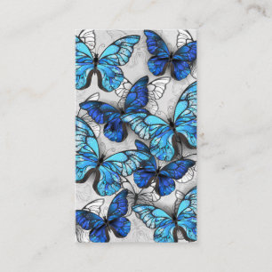 Zusammensetzung von White und Blue Butterflies Terminkarte