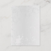 Zusammensetzung von White und Blue Butterflies Visitenkarte (Rückseite)