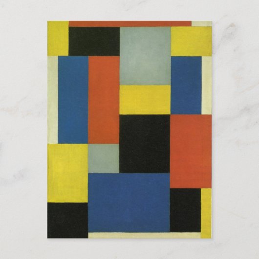 Zusammensetzung XX von Theo van Doesburg Postkarte (Vorderseite)