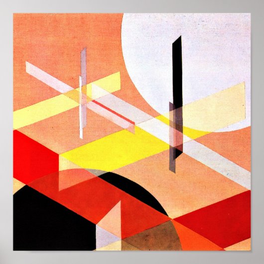 Zusammensetzung Z, VIII von Laszlo Moholy-Nagy Poster (Vorne)