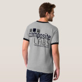 Zusammensetzung zwei T-Shirt (Schwarz voll)